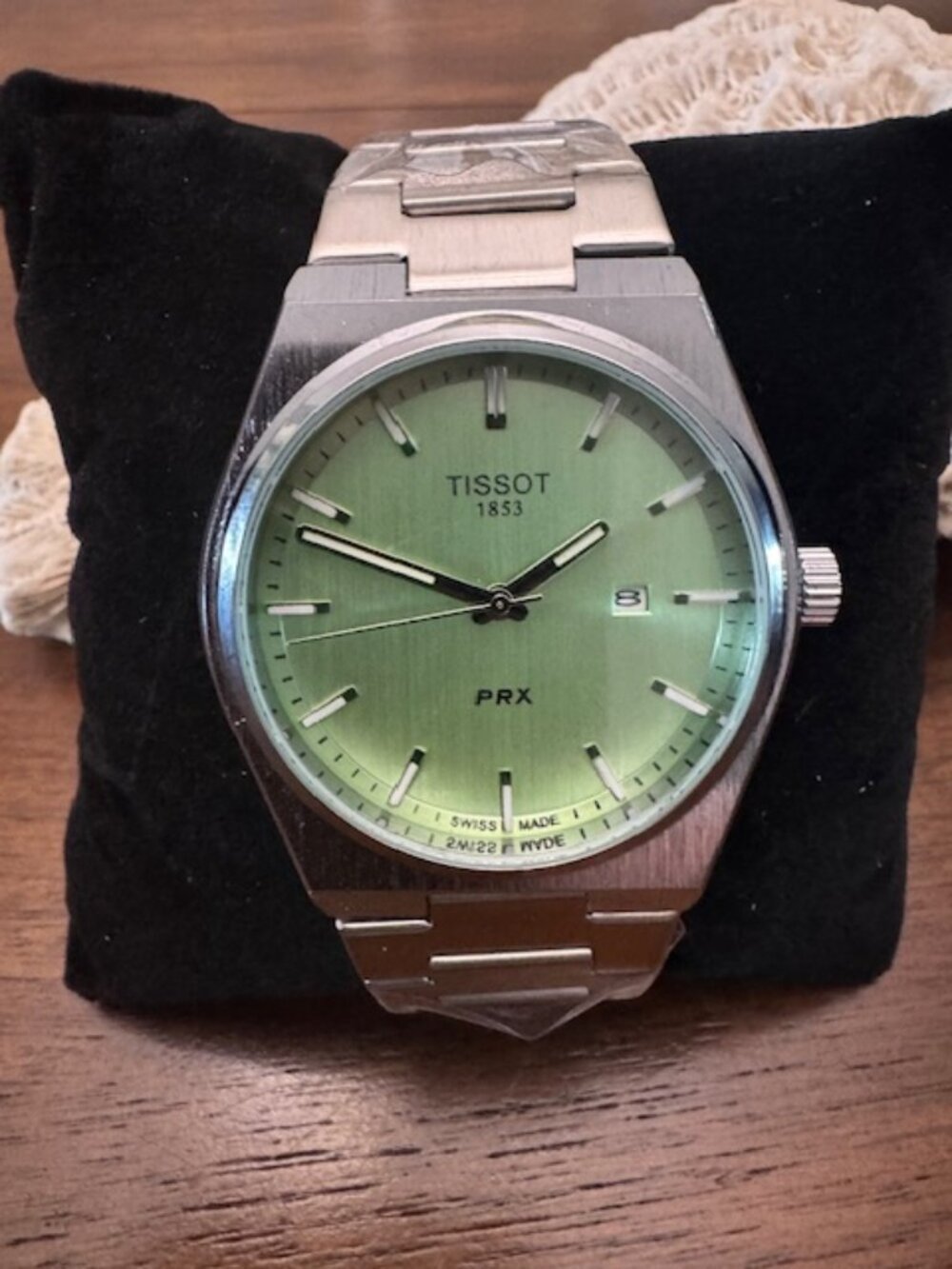 NEW - PRX Men's Quartz Watch w/ Mint Green Dial 40mm Model: T137.410.11.091.01 - Picture 2 of 13